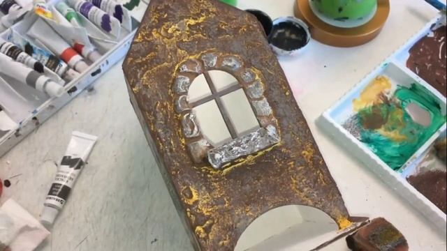 DIY Чайный домик из заготовки фанеры