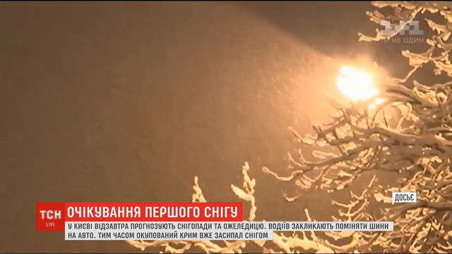 Новости ТСН Будьте осторожнее зима наступает мокрый снег на ночь 13.11.2018 смотреть онлайн