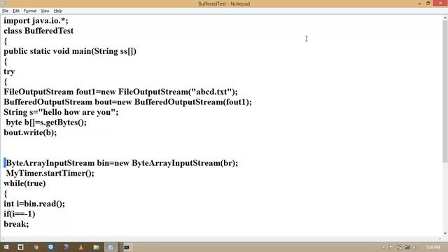 Java I/O Tutorial # 4 | Buffered Input/Output Stream | System NanoTime | JOptionPane смотреть онлайн