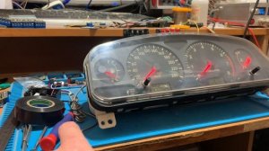 Пересвет приборной панели Toyota Avensis