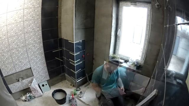 Укладка кафеля в ванной комнате #10 смотреть онлайн