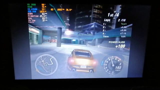Need for Speed Underground 2 : HD3000 + i5 2450M | Low Medium High 1024x768 смотреть онлайн