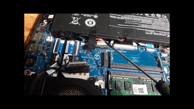 Чистка Разборка НоутБука ACER Nitro 5 (N20C1) смотреть онлайн