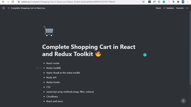 Complete Shopping Cart ? - 0 Introduction | React and Redux Toolkit Course ? смотреть онлайн