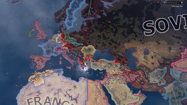 When Axis is gone early in game feat. Cold war - Hoi4 Timelapse смотреть онлайн