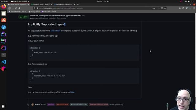 A Hasura Bit - What are the supported character data types in Hasura? смотреть онлайн