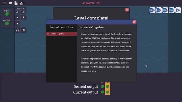"Turing Complete", a NAND-To-Tetris game, part 1 смотреть онлайн
