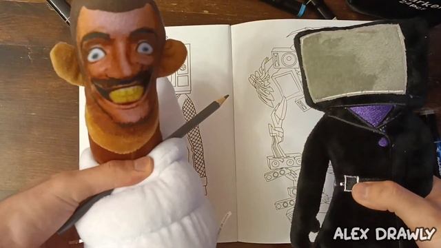 Skibidi Toilet Coloring Book All Characters! смотреть онлайн