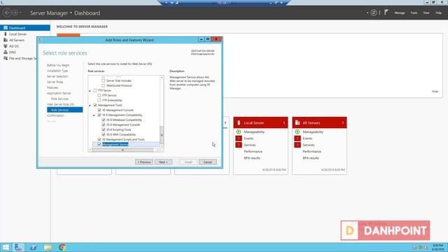 Install window server features and services role - Lab sharepoint 2010 Part4 смотреть онлайн