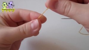 Как быстро завязать УЗЕЛОК на нитке