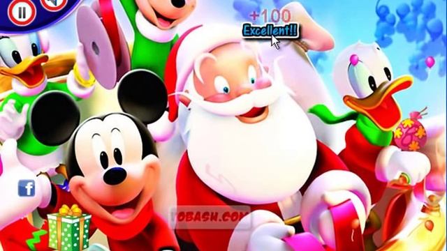 Yobash Mickey and Santa christmas Game walkthrough- How to play Mickey and Santa christmas Game смотреть онлайн