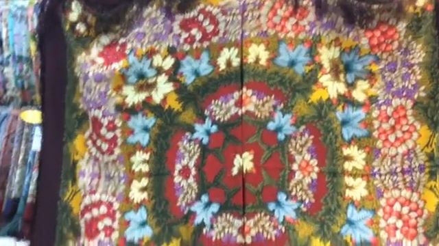 Скидка! Платок шерсть 146/146 «День осени златой» Зубрицкий Виктор смотреть онлайн