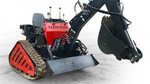 Гусеничный экскаватор Landformer 150 ТРАК (обзор и работа)