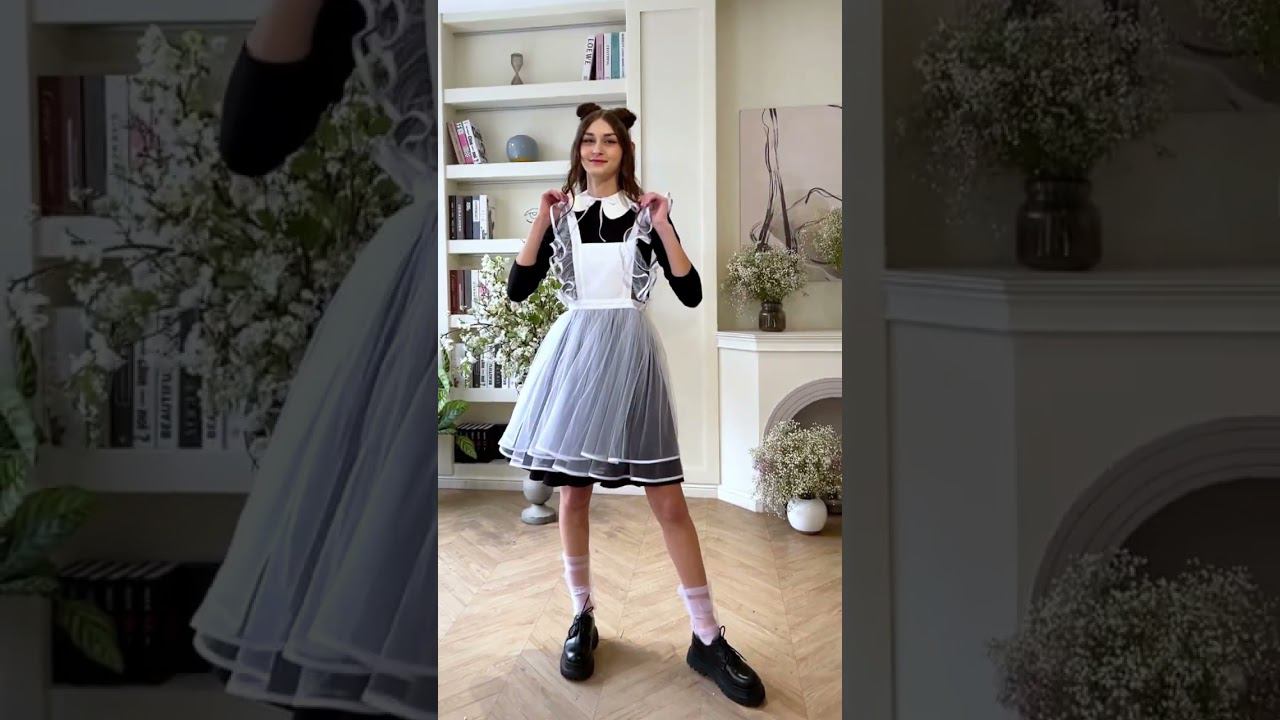 Фартук для школьницы - идея на выпускной #shorts смотреть онлайн