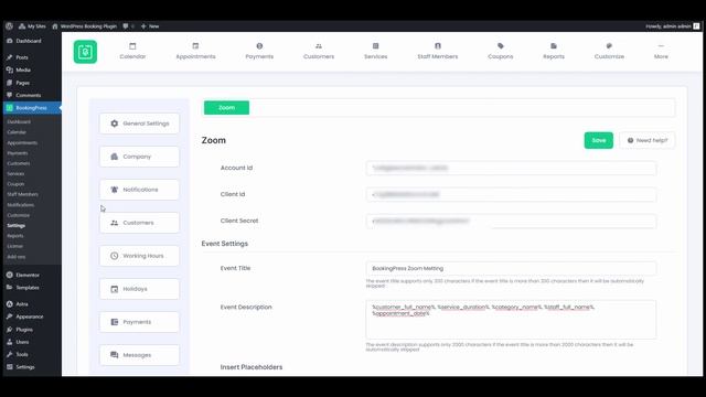 How to Setup & Use Zoom using BookingPress Pro Plugin смотреть онлайн