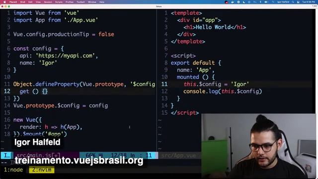 Tirando dúvidas do treinamento gratuito de Vue.js смотреть онлайн