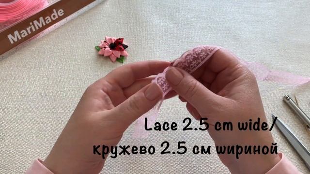 Милые Божьи Коровки из Ленты Видео МК Ribbon Ladybugs Flowers смотреть онлайн