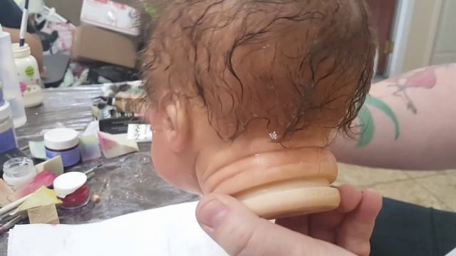 How To Style Your Babies Hair! Ethnic Reborn Baby Doll! Baby For Sale! Adults Who Play With Dolls!