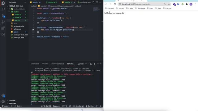 #3 Tìm hiểu Router trong Express, Module hóa Router | NodeJS & Express & MySql смотреть онлайн