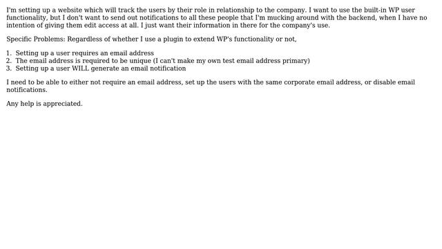Is there any way to not require email address or disable notification upon setting up a member? смотреть онлайн