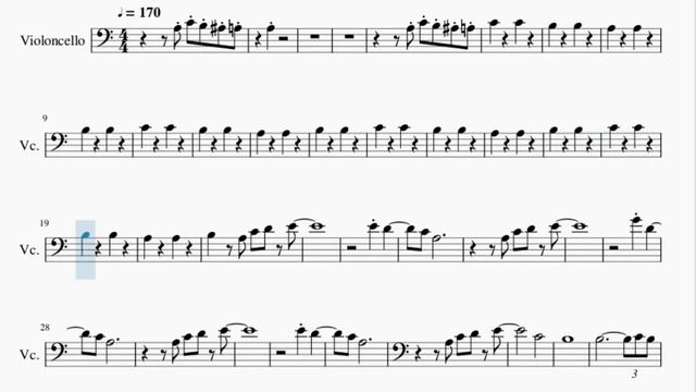 Cello Sheet Music: How to play Pigstep (Minecraft) by Lena Raine смотреть онлайн