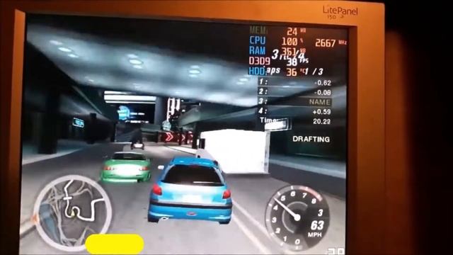 Celeron 331+Radeon 9600+512MB RAM Test In Games