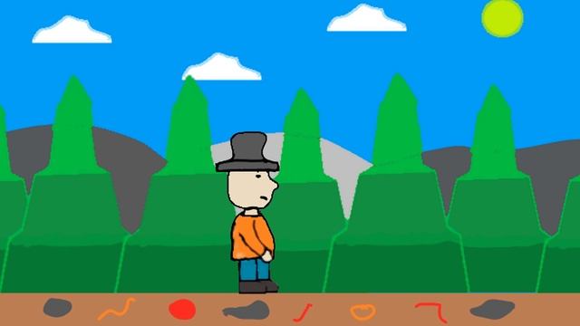 Моя первая анимация. Нарисованная анимация. смотреть онлайн
