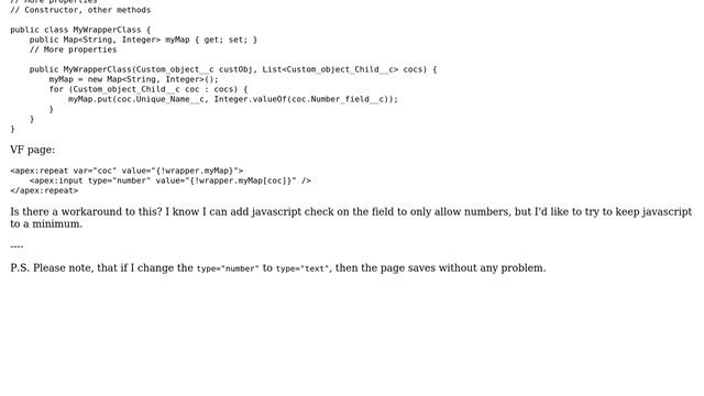 Salesforce: Numeric input on VF page linked to value of a Map in controller смотреть онлайн
