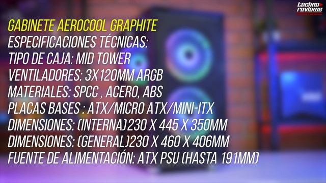 AEROCOOL GRAPHITE ? CALIDAD ASOMBROSA? !! смотреть онлайн
