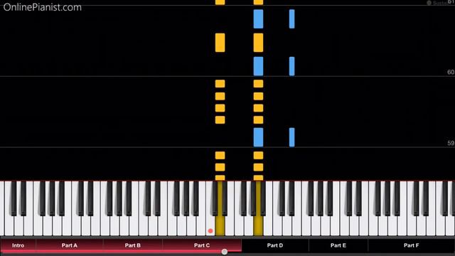 Camille Saint-Saëns - Danse Macabre - Piano Tutorial смотреть онлайн