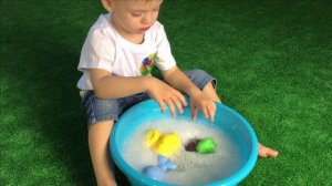 Учим Цвета и Названия Морских Обитателей Животных Акула Краб Дельфин Лобстер Морской Котик для дете