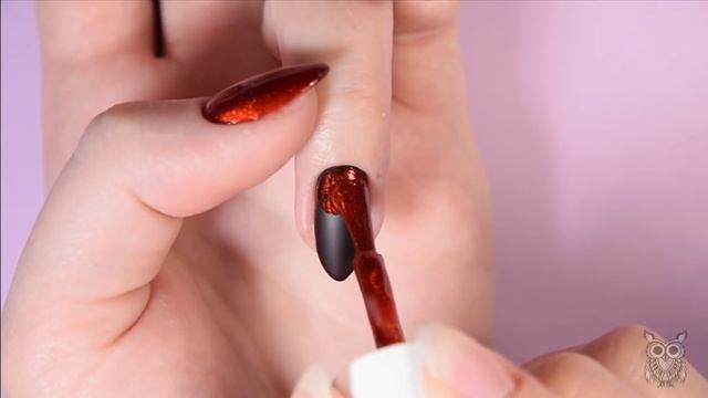 ОСЕННИЙ МАНИКЮР || КРАСНЫЙ КОШАЧИЙ ГЛАЗ смотреть онлайн