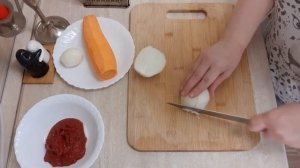 Горбуша,тушеная в томате с овощами!!! Очень вкусно!