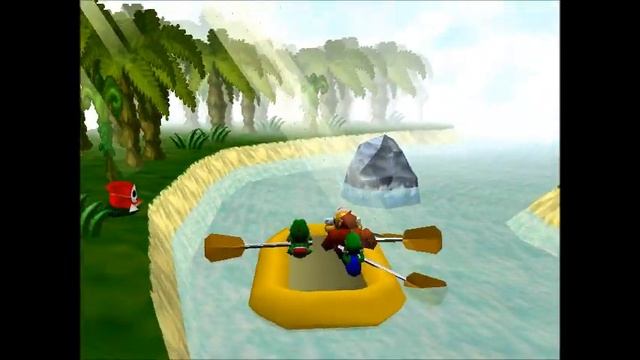 Mario Party 1 Mini-Games - Paddle Battle смотреть онлайн