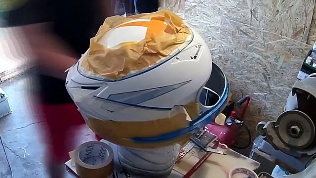 Аэрография шлема. Helmet airbrush смотреть онлайн