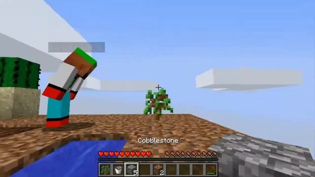 Minecraft Skyblock Survival - Generating Cobble? (Episode 1) смотреть онлайн