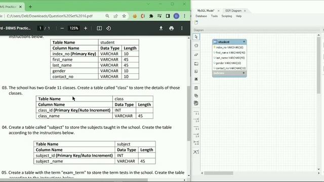 Database Questions Session Task No 16 | 1st Year | Semester 01 | Java Institute смотреть онлайн
