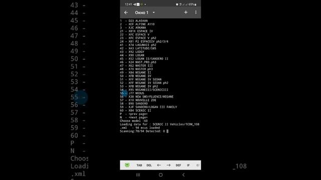 Pyren 3 Scenic 2 K9k 734 що я роблю не так
