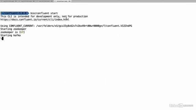 15 Starting Kafka Differently 002 Starting Kafka with the Confluent CLI смотреть онлайн
