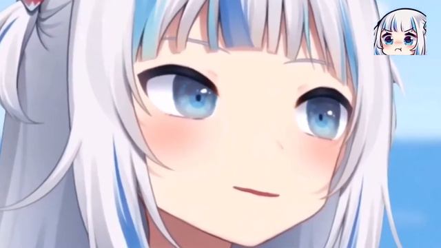 Гура Гавр показала нижние зубы (рус хололайф витубер суб) смотреть онлайн