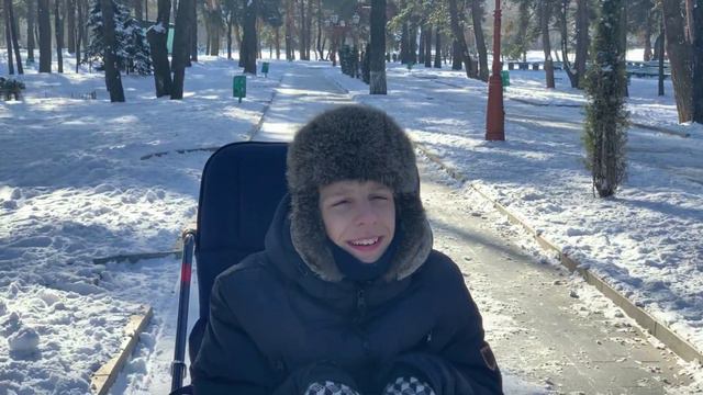 В Горишние Плавни (Комсомольск на Днепре), пришла зима. смотреть онлайн