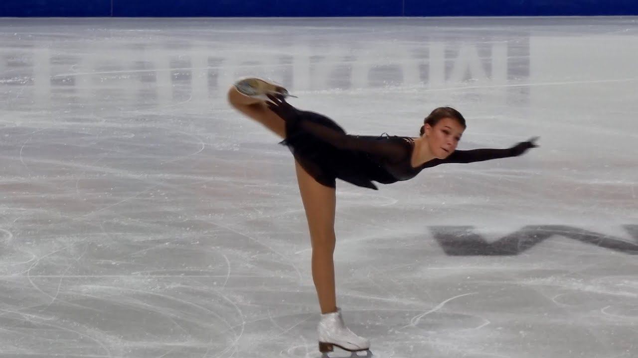 Анна Щербакова, произвольная программа на Контрольных прокатах 2021 (фанкам, FHD, 60fps) смотреть онлайн