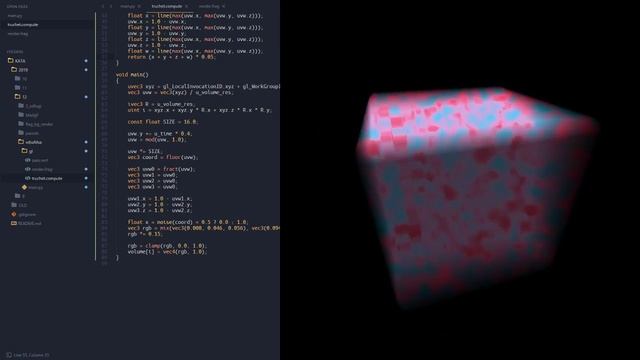 Compute Shader Controlled Volume with Python moderngl смотреть онлайн
