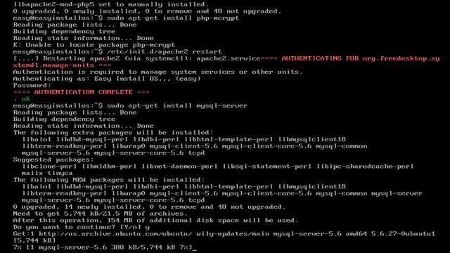 Easy Install Ubuntu Server 15 10 With LAMP смотреть онлайн