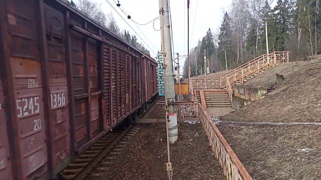 электровоз вл10 213 на станции 43 км Ярославского направления смотреть онлайн