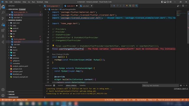 Flutter 3 - Riverpod. ChangeNotifierProvider. Часть 4 смотреть онлайн