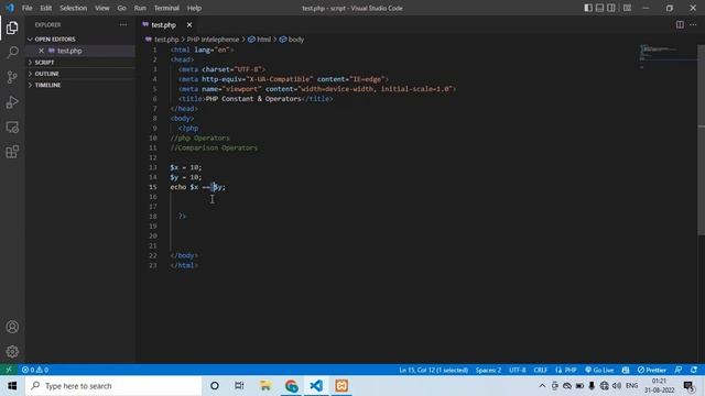 Web Development Tutorial | Part 6 | PHP Constant & Operators | Tech Quick Learner смотреть онлайн