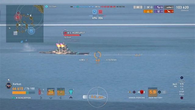 Schlieffen Goes Forward and Melts Everything | World of Warships: Legends смотреть онлайн