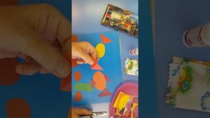 Аппликация "Рыбки в аквариуме" в подготовительной группе.