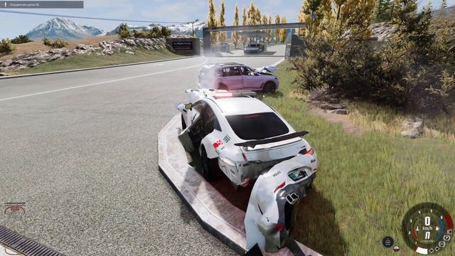 ПОГОНЯ! Я ПОЛИЦЕЙСКИЙ ИДУ НА ТАРАН! BeamNG.drive смотреть онлайн